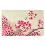 Vintage Cherry Blossom Print Polyester Doormat