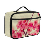 Vintage Cherry Blossom Print Portable Lunch Bag
