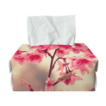 Vintage Cherry Blossom Print Rectangle Tissue Box Cover