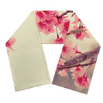 Vintage Cherry Blossom Print Scarf