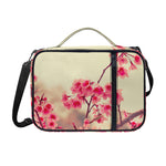 Vintage Cherry Blossom Print Shoulder Strap Bible Bag