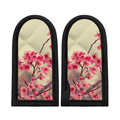 Vintage Cherry Blossom Print Skillet Handle Cover