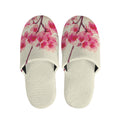 Vintage Cherry Blossom Print Slippers