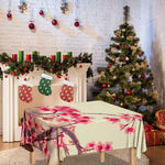 Vintage Cherry Blossom Print Tablecloth