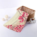Vintage Cherry Blossom Print Towel