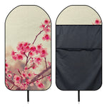 Vintage Cherry Blossom Print Waterproof Car Seat Cover