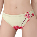 Vintage Cherry Blossom Print Women's Panties