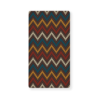 Vintage Chevron Knitted Pattern Print Baby Crib Sheet