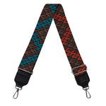 Vintage Chevron Knitted Pattern Print Bag Strap