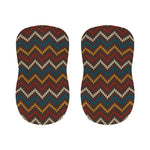 Vintage Chevron Knitted Pattern Print Bar Stool Covers