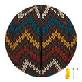 Vintage Chevron Knitted Pattern Print Basketball