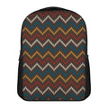 Vintage Chevron Knitted Pattern Print Casual Backpack