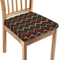 Vintage Chevron Knitted Pattern Print Chair Cushion Cover