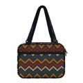 Vintage Chevron Knitted Pattern Print Double Strap Bible Bag