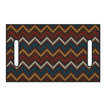 Vintage Chevron Knitted Pattern Print Golf Cart Seat Cover