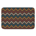 Vintage Chevron Knitted Pattern Print Indoor Door Mat