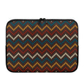Vintage Chevron Knitted Pattern Print Laptop Sleeve