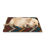 Vintage Chevron Knitted Pattern Print Pet Cooling Mat Cover