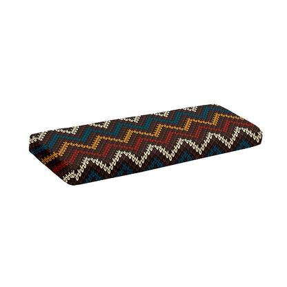 Vintage Chevron Knitted Pattern Print Piano Keyboard Cover