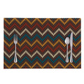 Vintage Chevron Knitted Pattern Print Placemat