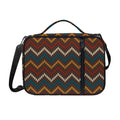 Vintage Chevron Knitted Pattern Print Shoulder Strap Bible Bag
