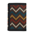 Vintage Chevron Knitted Pattern Print Trifold Wallet