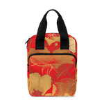 Vintage Chinese Flower Print Bible Tote Bag