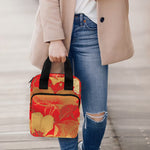 Vintage Chinese Flower Print Bible Tote Bag