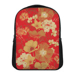Vintage Chinese Flower Print Casual Backpack