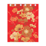 Vintage Chinese Flower Print Curtain