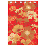 Vintage Chinese Flower Print Curtain