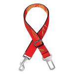 Vintage Chinese Flower Print Dog Seat Belt