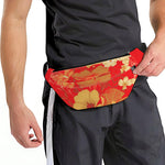 Vintage Chinese Flower Print Fanny Pack
