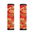 Vintage Chinese Flower Print Handle Covers