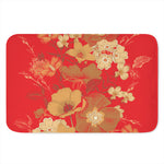 Vintage Chinese Flower Print Indoor Door Mat