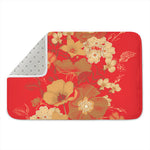 Vintage Chinese Flower Print Indoor Door Mat