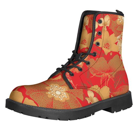 Vintage Chinese Flower Print Backpack