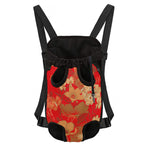 Vintage Chinese Flower Print Pet Carrier Backpack