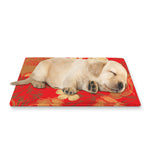 Vintage Chinese Flower Print Pet Cooling Mat Cover