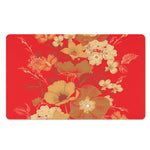 Vintage Chinese Flower Print Polyester Doormat
