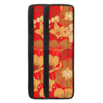 Vintage Chinese Flower Print Refrigerator Handle Covers