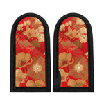 Vintage Chinese Flower Print Skillet Handle Cover