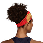 Vintage Chinese Flower Print Sports Headband
