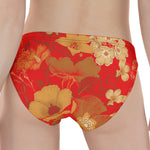 Vintage Chinese Flower Print Women's Panties