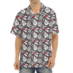 Vintage Christmas Decorations Print Aloha Shirt