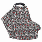 Vintage Christmas Decorations Print Baby Seat Cover