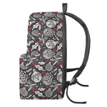 Vintage Christmas Decorations Print Backpack
