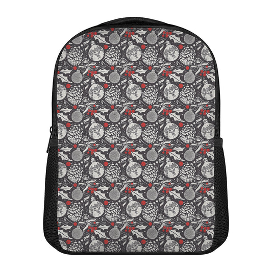 Vintage Christmas Decorations Print Casual Backpack