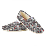 Vintage Christmas Decorations Print Casual Shoes
