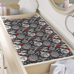 Vintage Christmas Decorations Print Changing Pad Cover